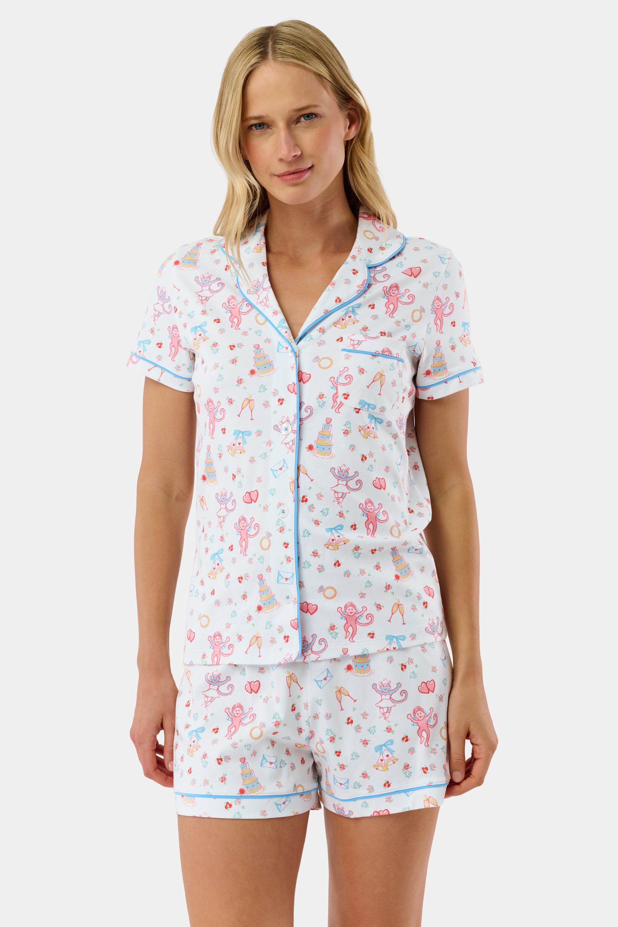 Monkey Said Yes Polo Pajamas