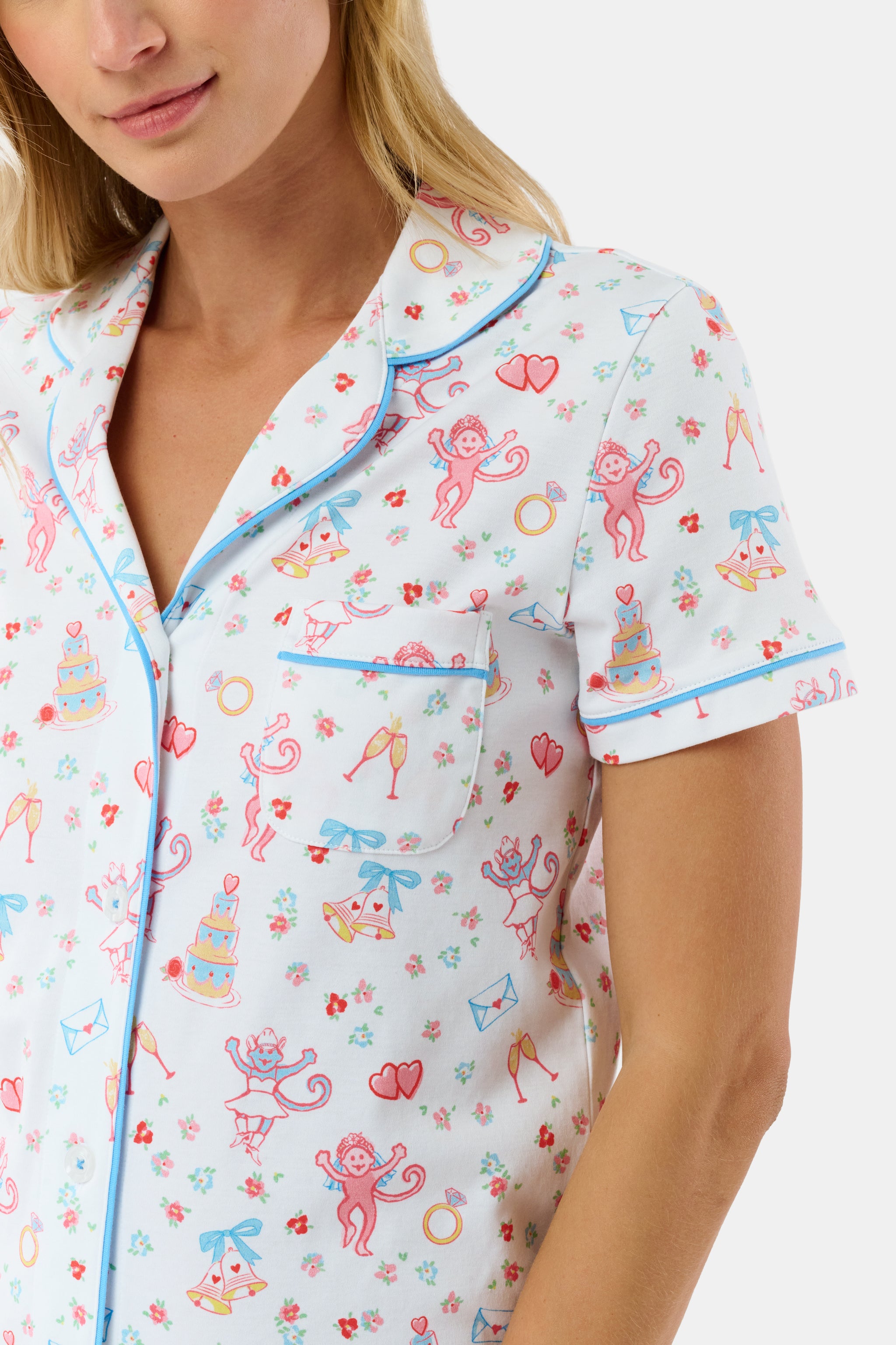 Monkey Said Yes Polo Pajamas