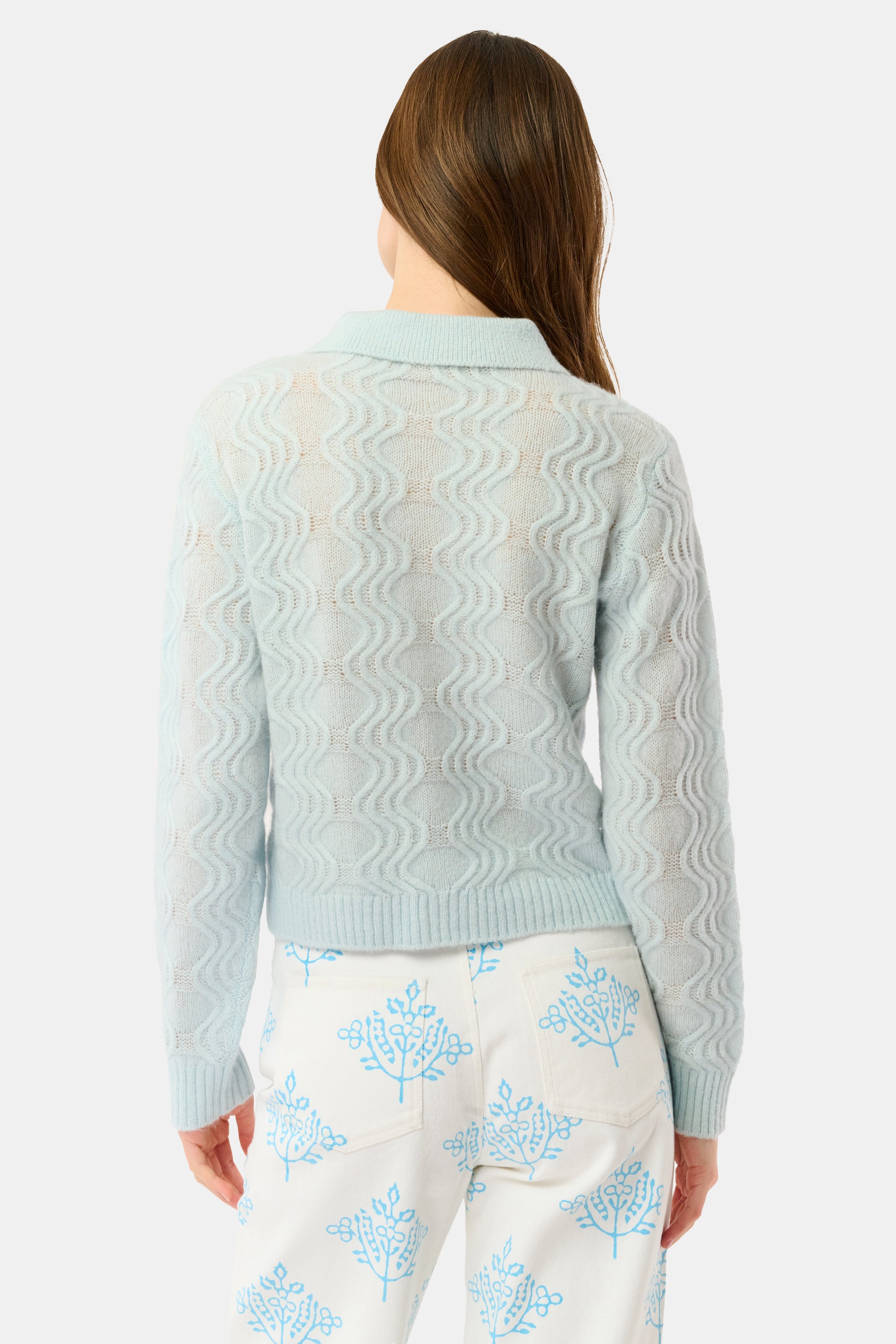 Wave Knit Ava Sweater