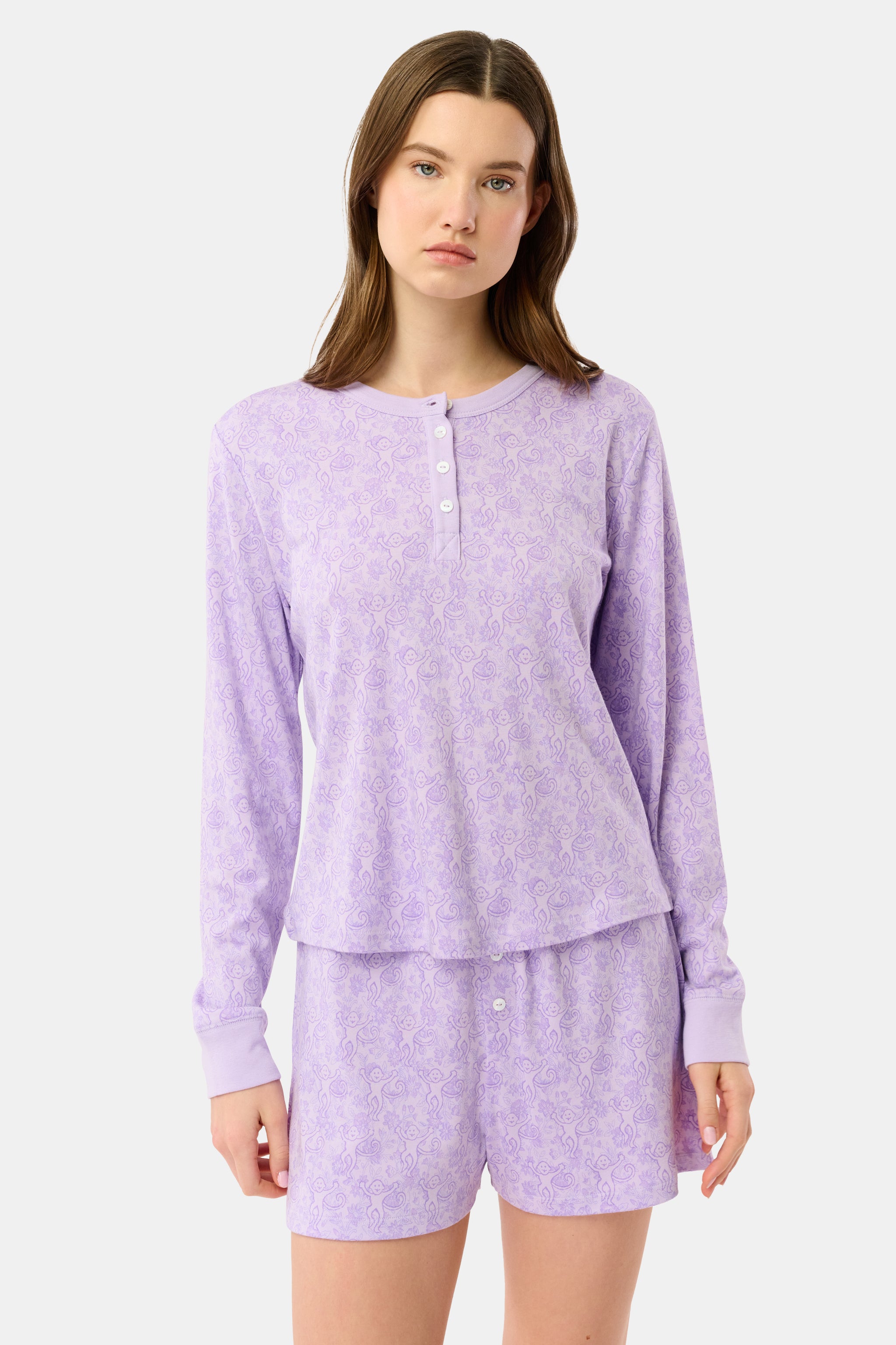 Monkey Floral Savannah Shortie
