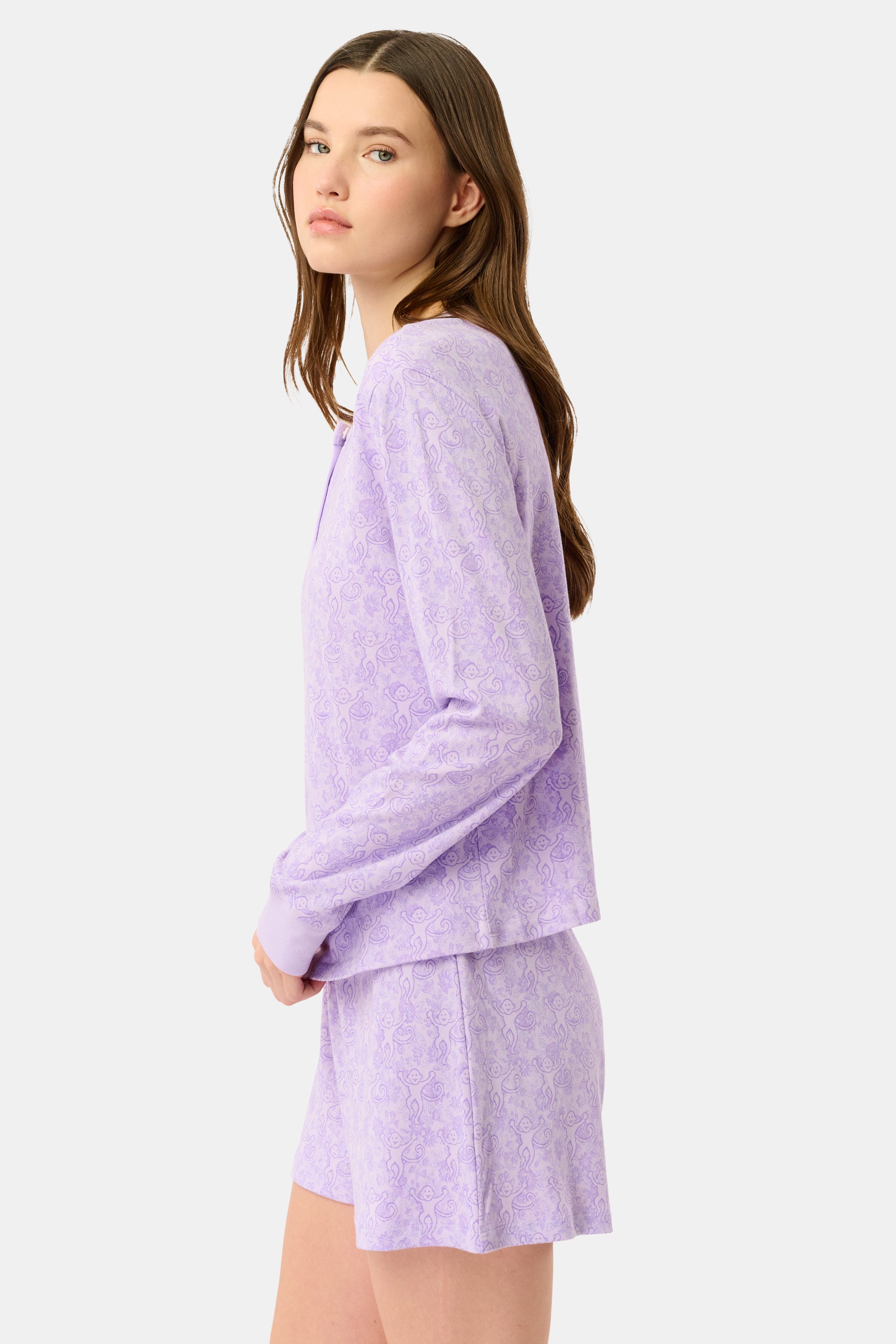 Monkey Floral Savannah Shortie