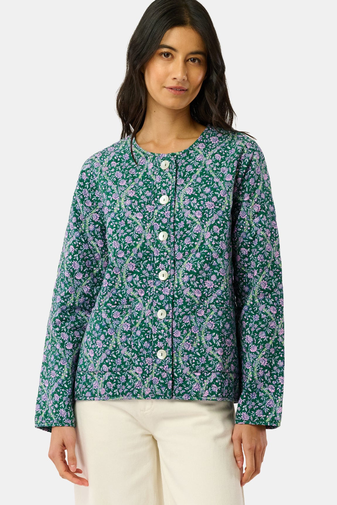 Suzie Floral Ribbon Sadie Jacket