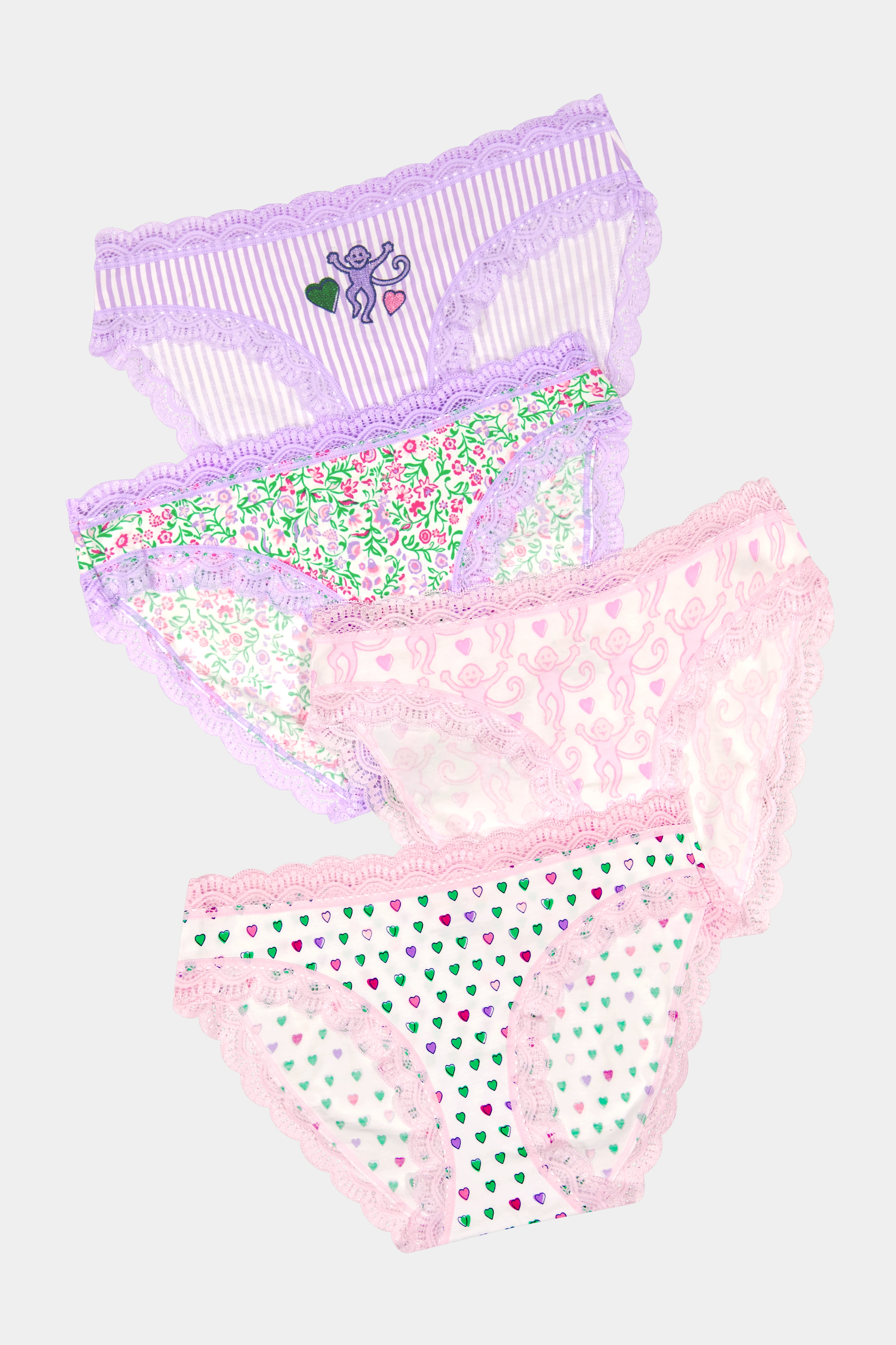 Mixed Icon Bikini 4 Pack