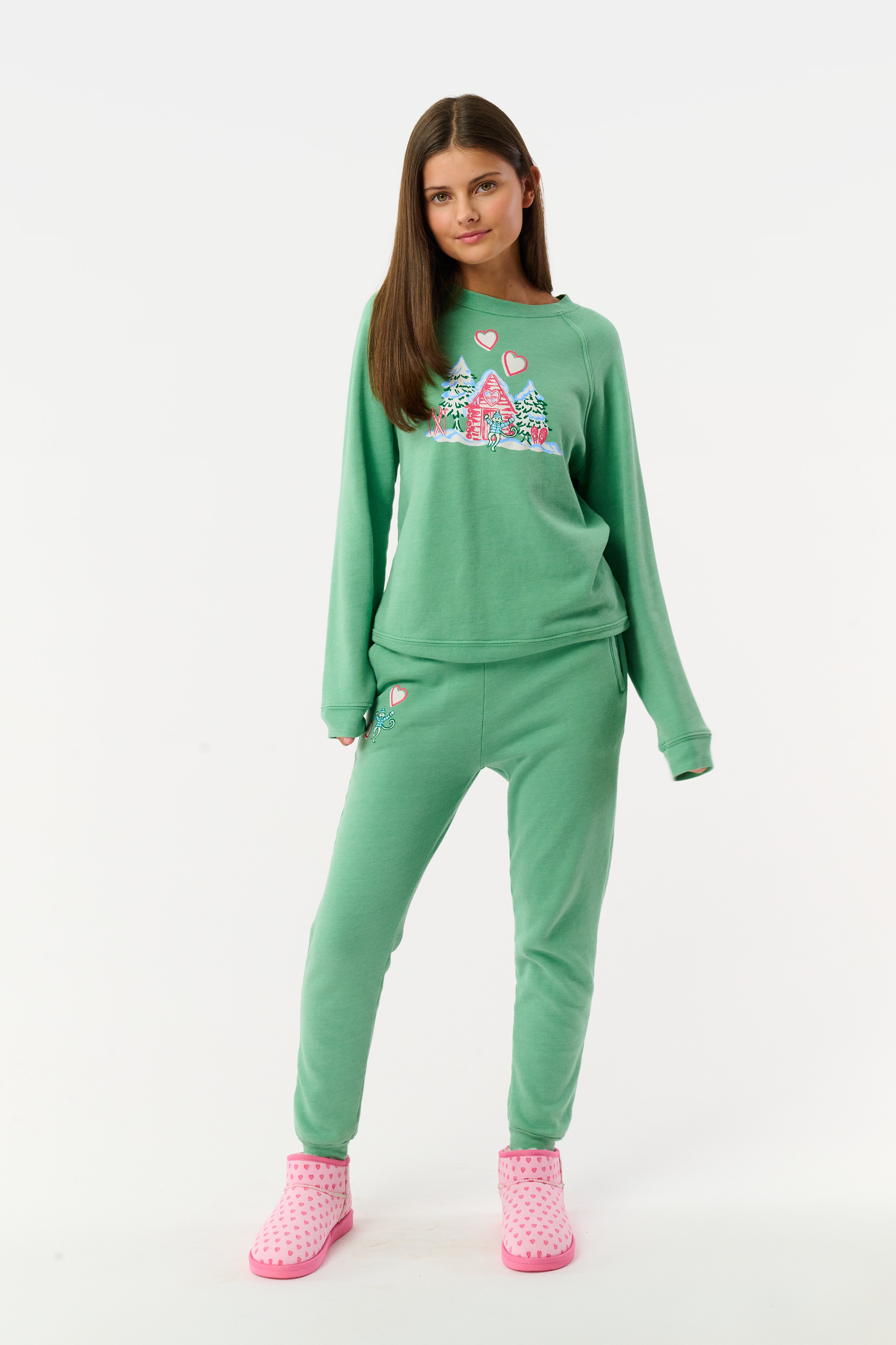 Kids Cozy Cabin Crewneck