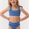 Kids Fish Stripe/Ruban Reversible Cora Bikini