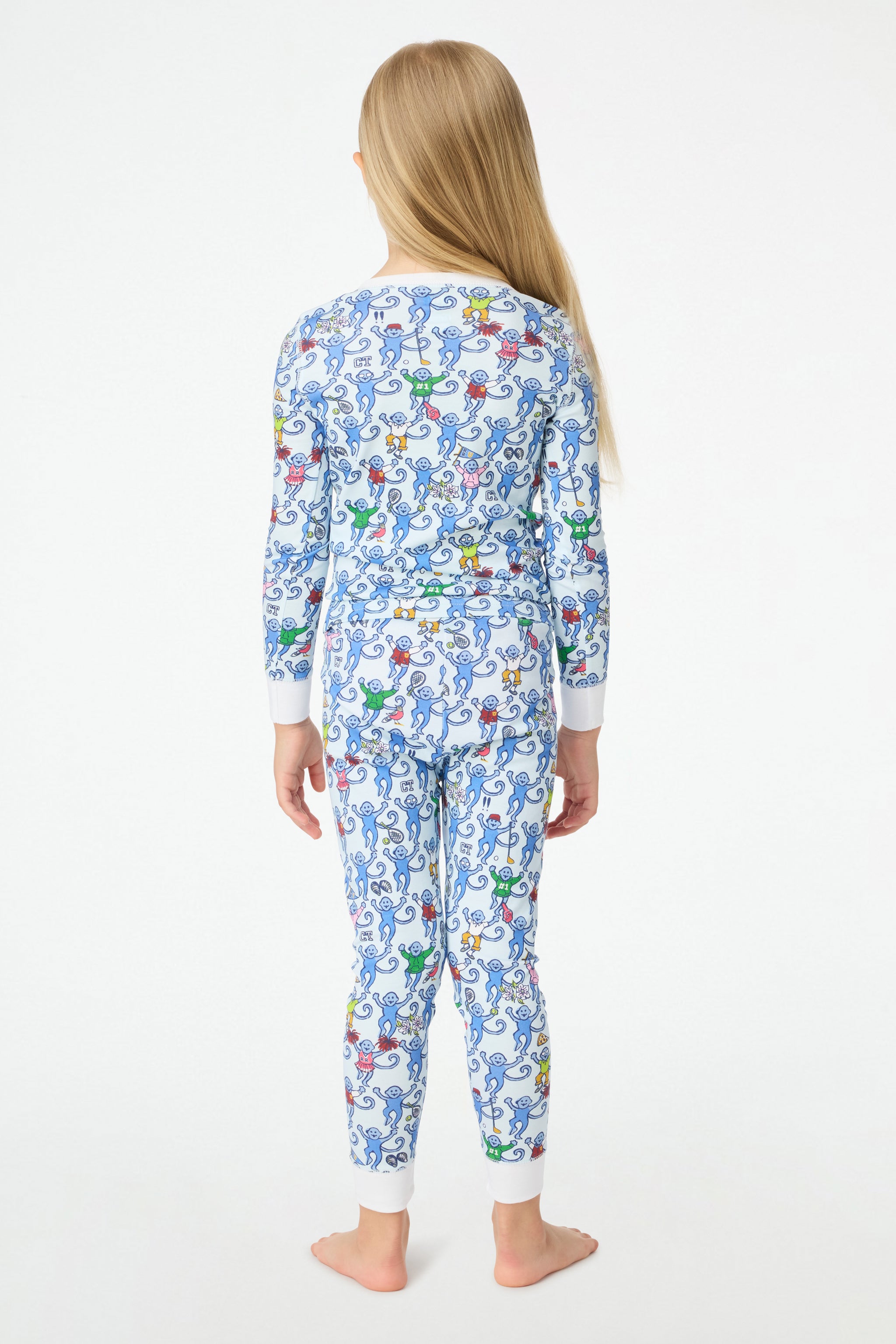 Kids Greenwich Monkey Pajamas