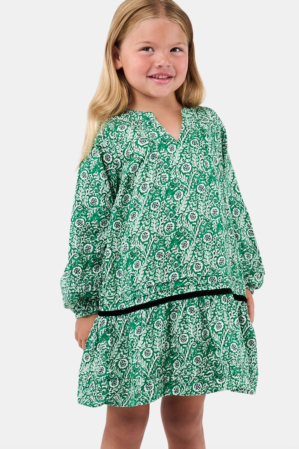 Kids Fern Floral Nyala Dress
