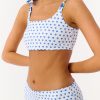 Kids Monkey/Hearts Reversible Cora Bikini