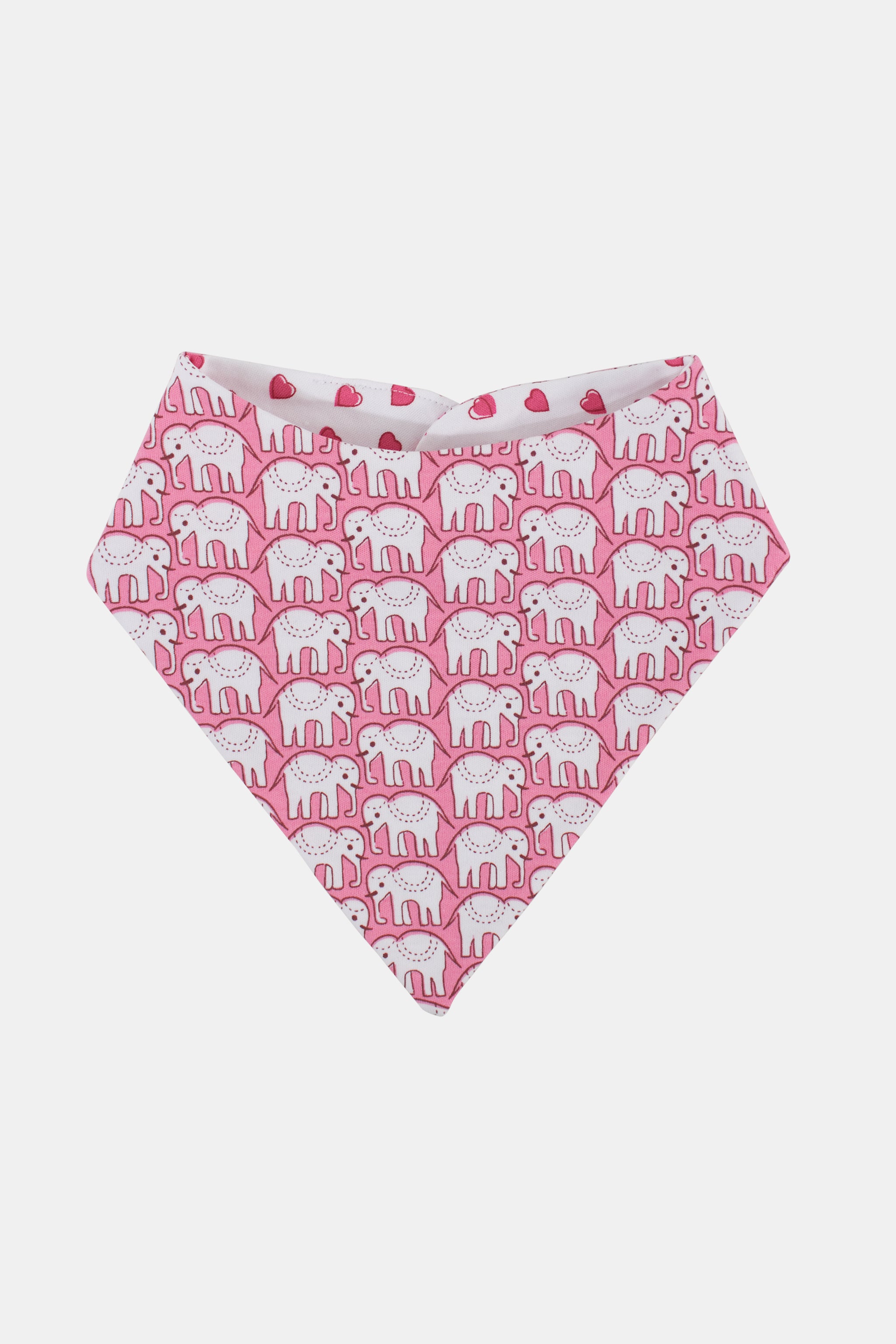 Infant Hearts & Hathi Bandana Bib Set