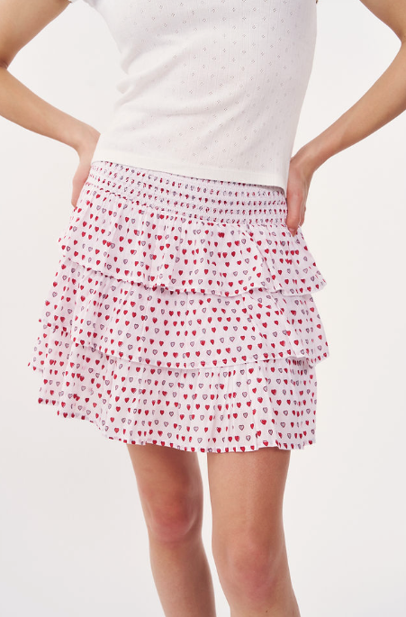 Campus Pop Hearts Siggy Skirt