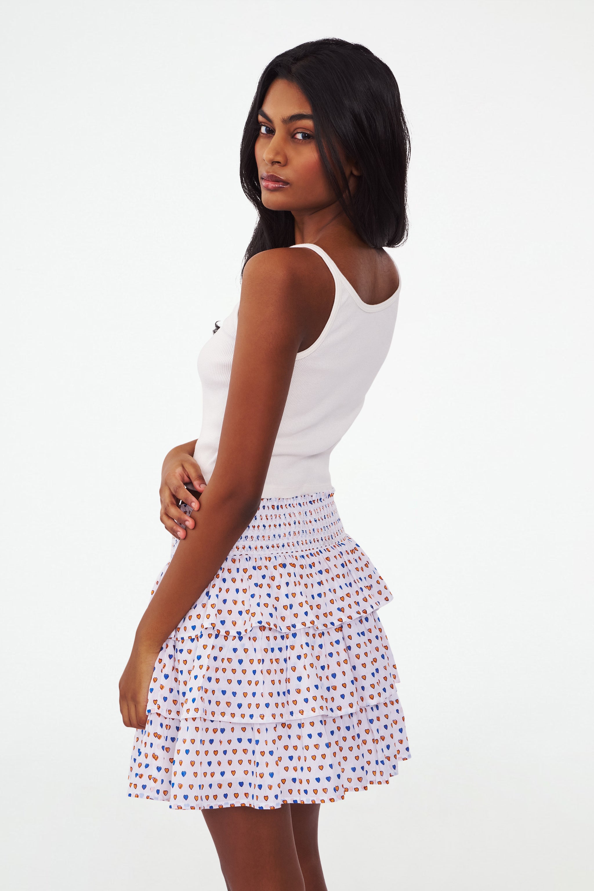 Campus Pop Hearts Siggy Skirt
