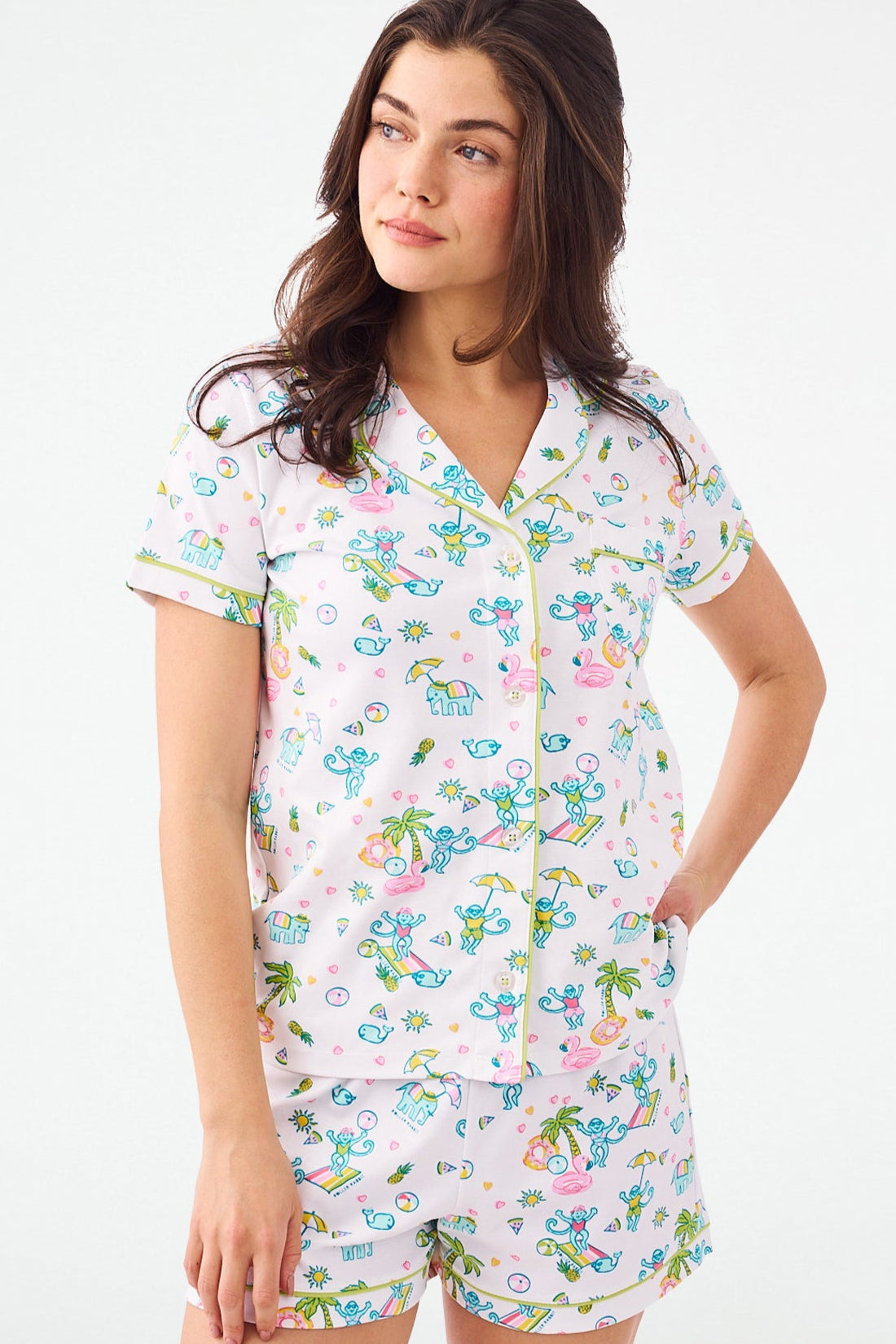 Pool Party Polo Pajamas