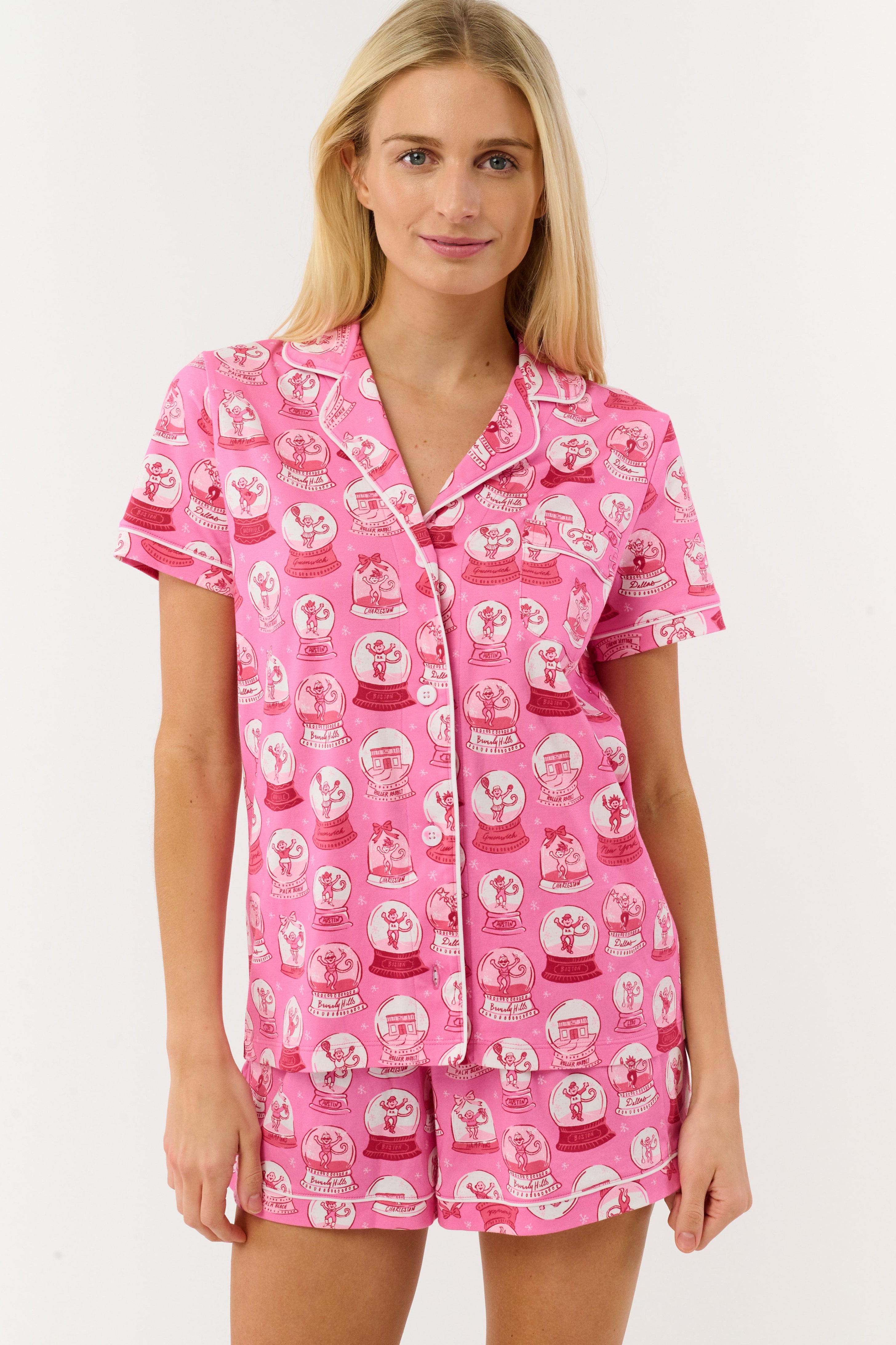 City Snowglobes Polo Pajamas