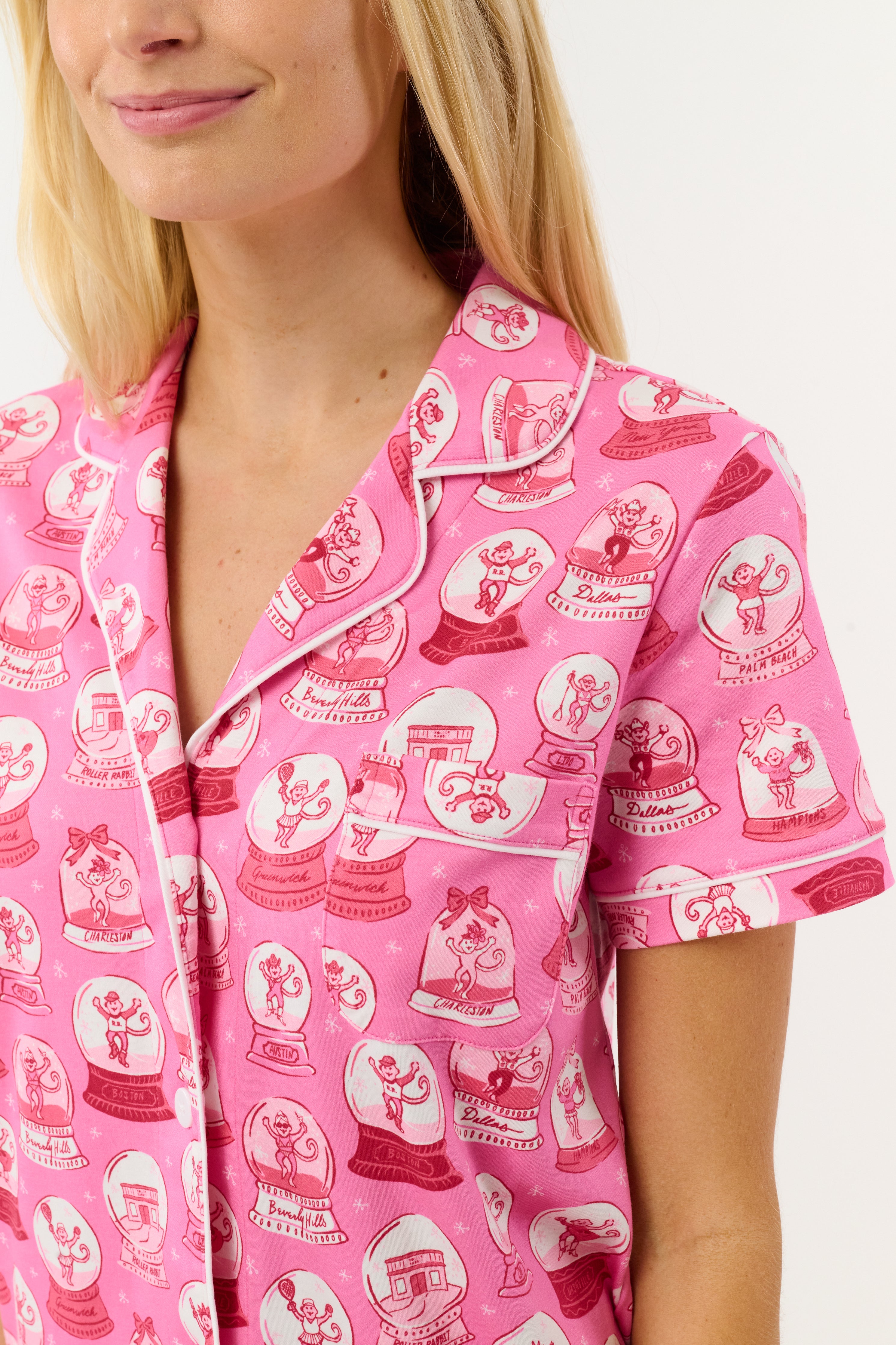 City Snowglobes Polo Pajamas