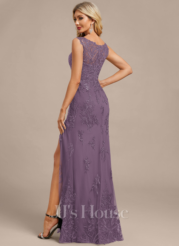 JJ's House Fronia Dark Navy Sheath/Column Sequins Lace Dress - Image 2