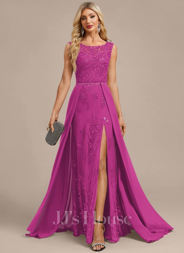 JJ's House Fronia Dark Navy Sheath/Column Sequins Lace Dress - Image 73