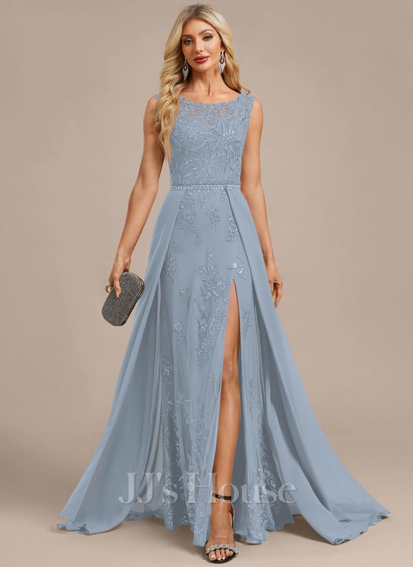 JJ's House Fronia Dark Navy Sheath/Column Sequins Lace Dress - Image 15