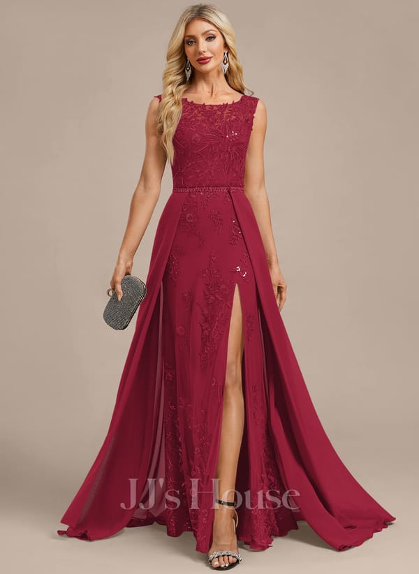 JJ's House Fronia Dark Navy Sheath/Column Sequins Lace Dress - Image 77