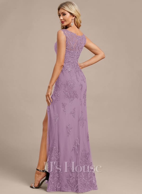 JJ's House Fronia Dark Navy Sheath/Column Sequins Lace Dress - Image 62