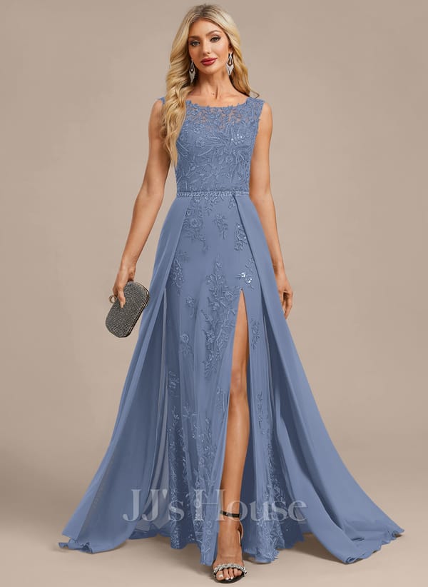 JJ's House Fronia Dark Navy Sheath/Column Sequins Lace Dress - Image 13